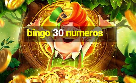 bingo 30 numeros