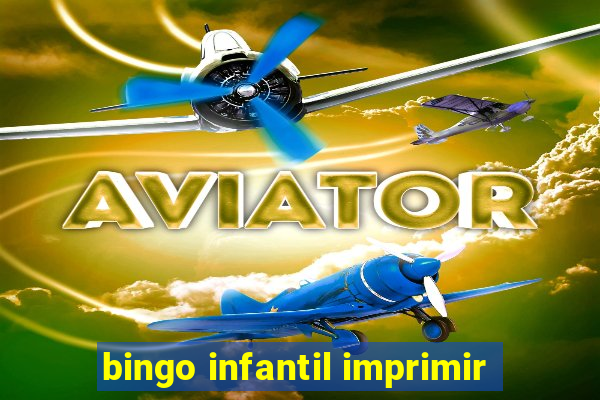 bingo infantil imprimir