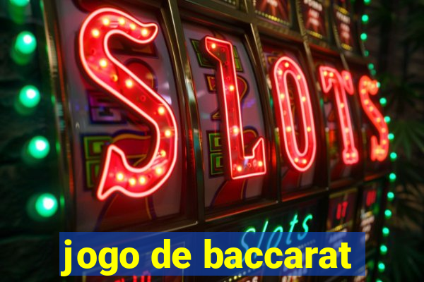 jogo de baccarat