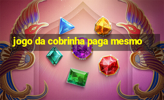 jogo da cobrinha paga mesmo