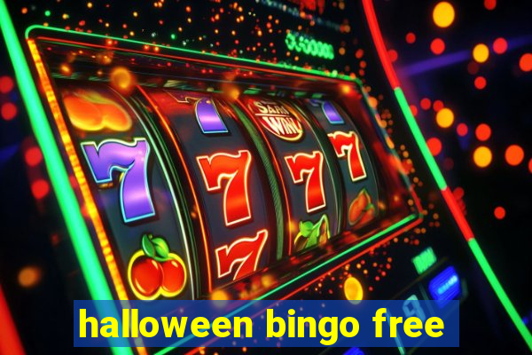 halloween bingo free