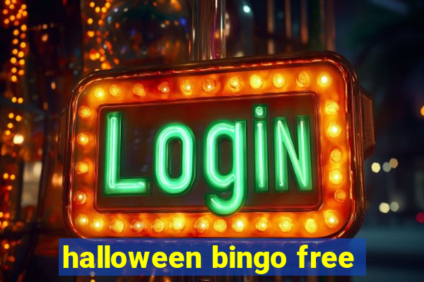 halloween bingo free