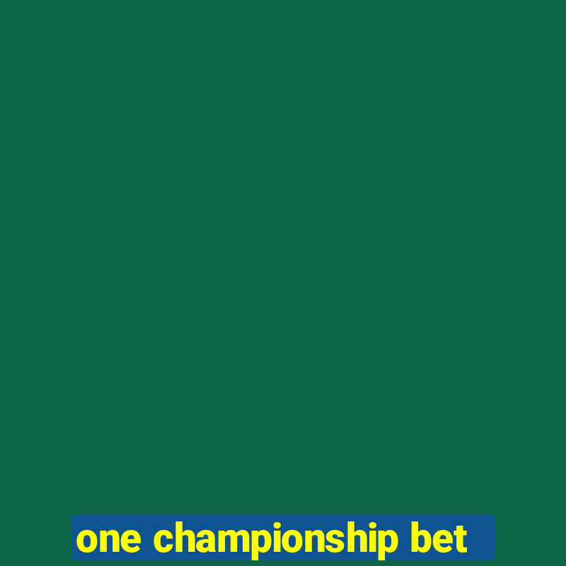 one championship bet