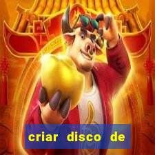 criar disco de boot windows