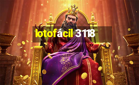 lotofácil 3118