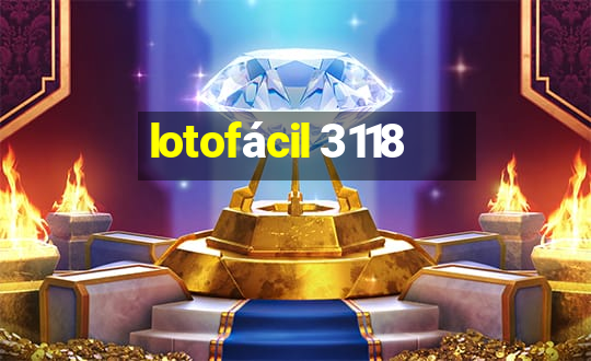 lotofácil 3118