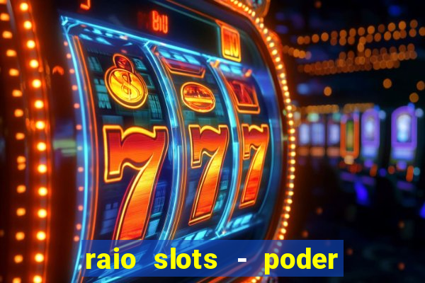 raio slots - poder de zéus