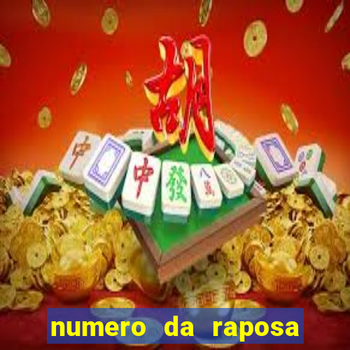 numero da raposa jogo do bicho