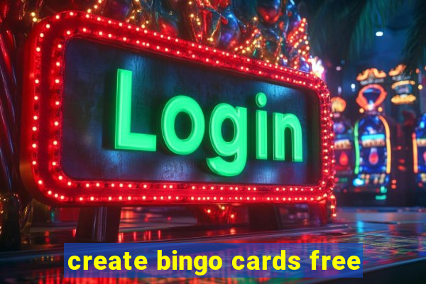 create bingo cards free