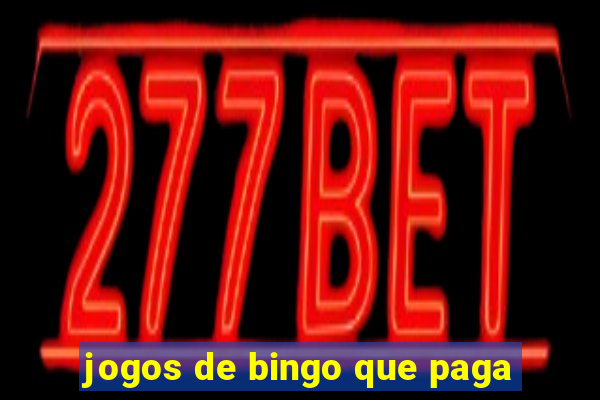 jogos de bingo que paga