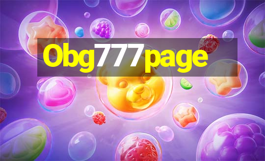 Obg777page