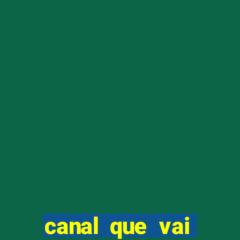 canal que vai passar jogo do flamengo