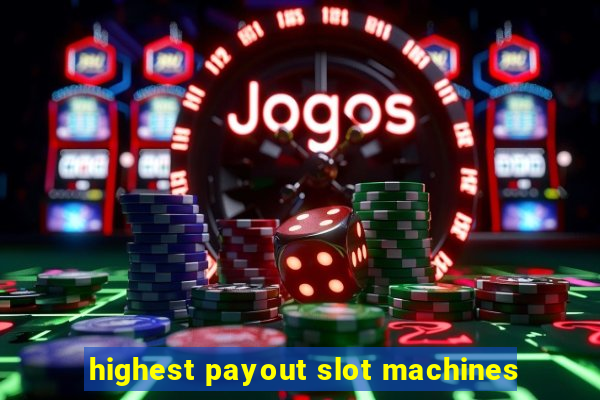 highest payout slot machines