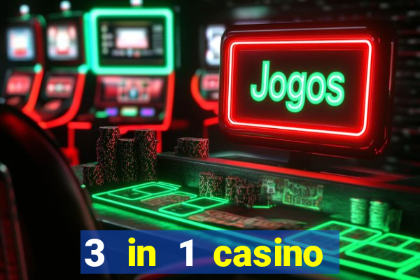 3 in 1 casino game table