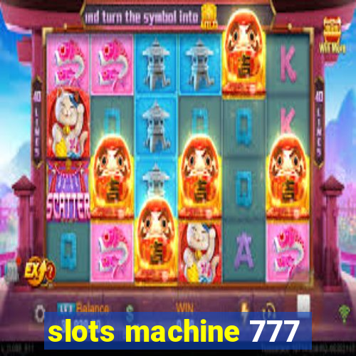 slots machine 777