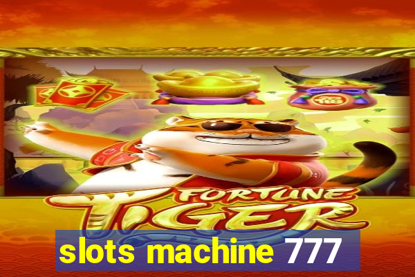 slots machine 777