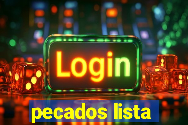 pecados lista