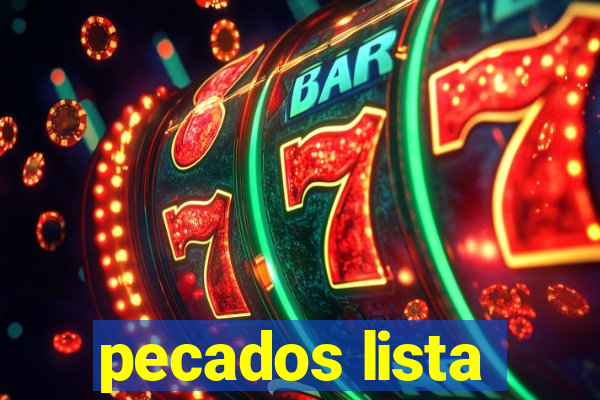 pecados lista