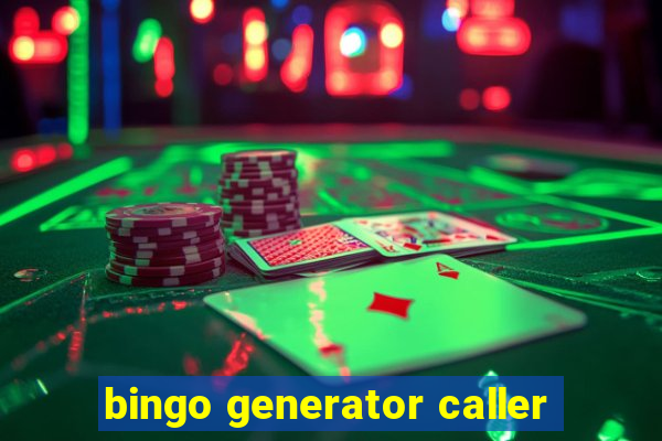 bingo generator caller