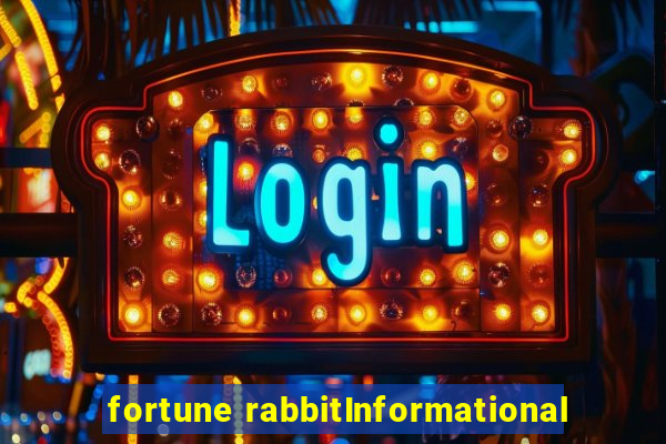 fortune rabbitInformational