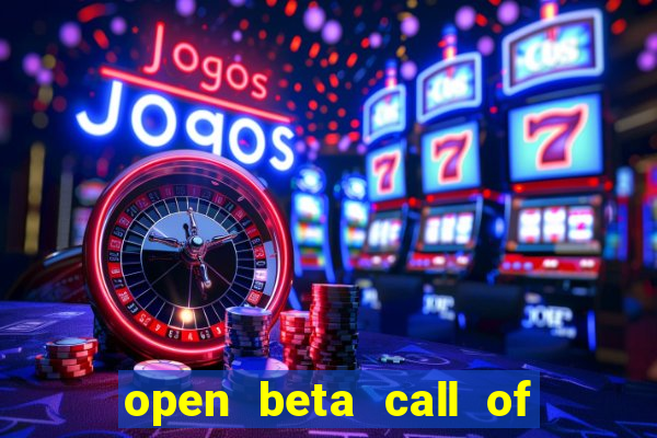 open beta call of duty black ops 6