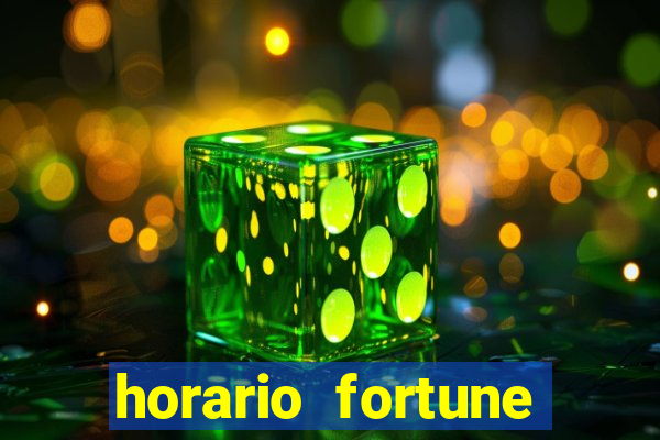 horario fortune tiger hoje