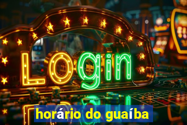 horário do guaíba