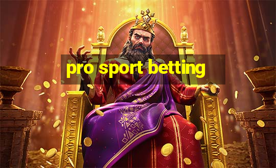 pro sport betting