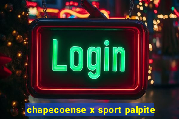 chapecoense x sport palpite