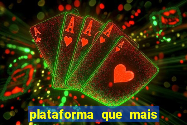 plataforma que mais paga casino