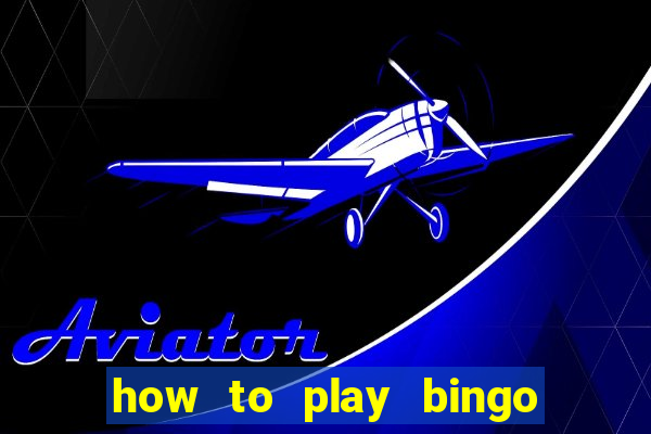 how to play bingo bonus scratch card