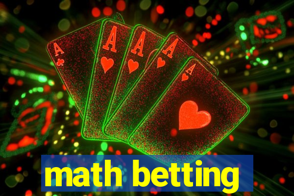 math betting