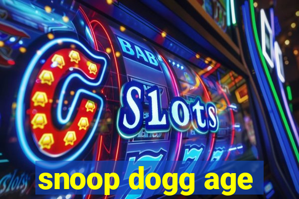 snoop dogg age