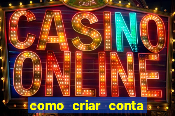 como criar conta demo slot