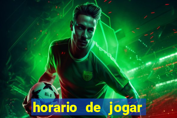 horario de jogar fortune tiger