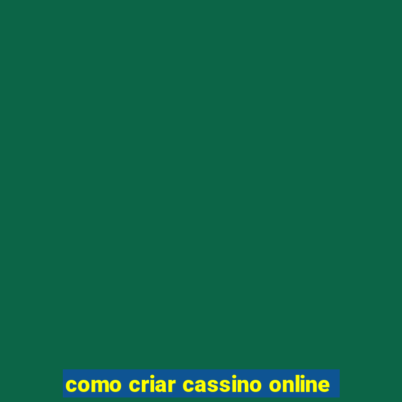 como criar cassino online