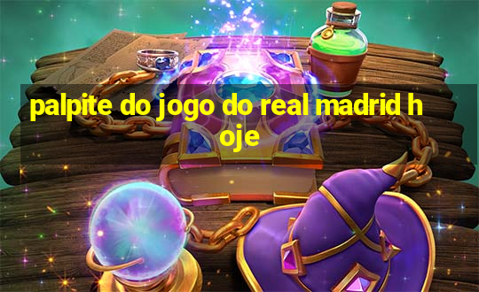 palpite do jogo do real madrid hoje