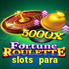 slots para máquinas de frutas