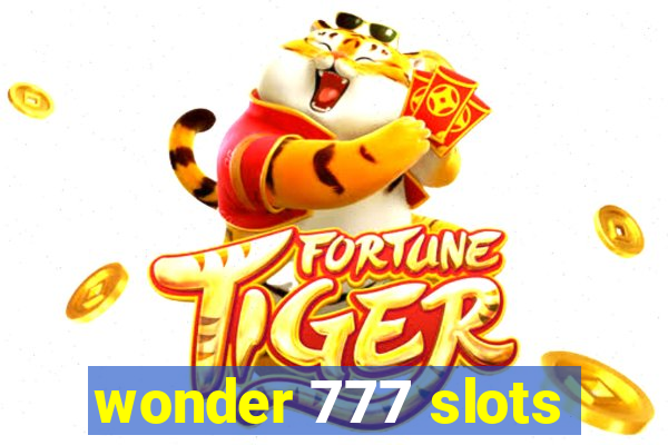 wonder 777 slots