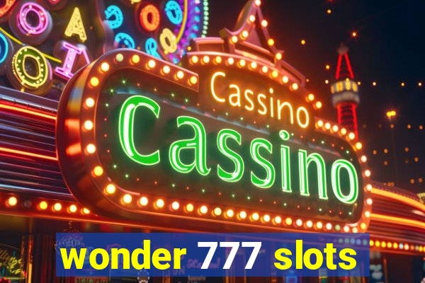 wonder 777 slots