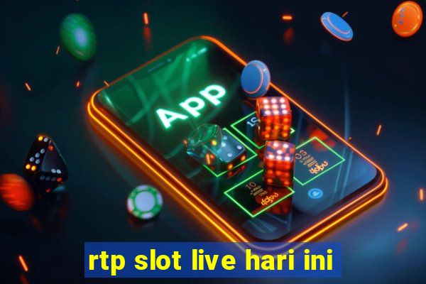 rtp slot live hari ini