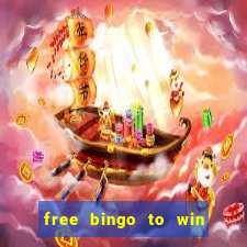 free bingo to win real money