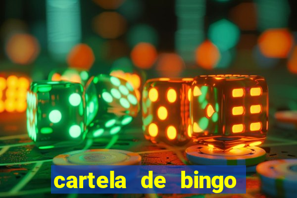 cartela de bingo ate 50