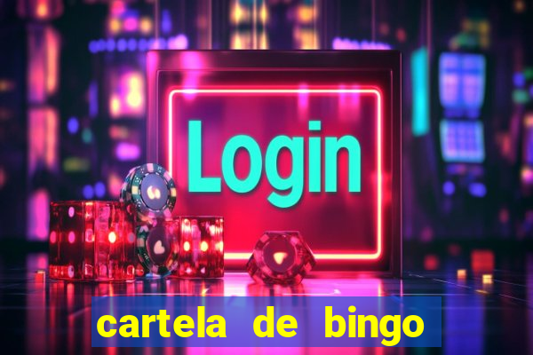 cartela de bingo ate 50