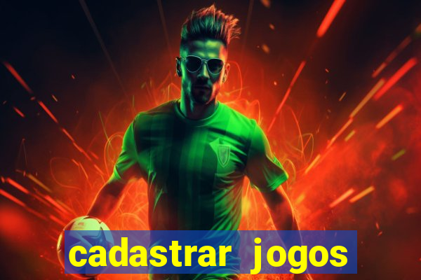 cadastrar jogos online caixa