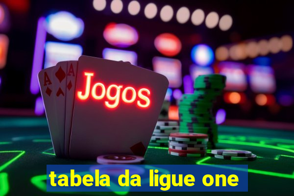 tabela da ligue one