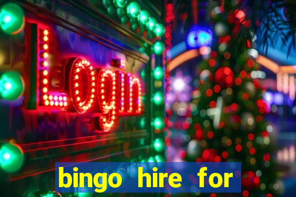 bingo hire for parties leigh