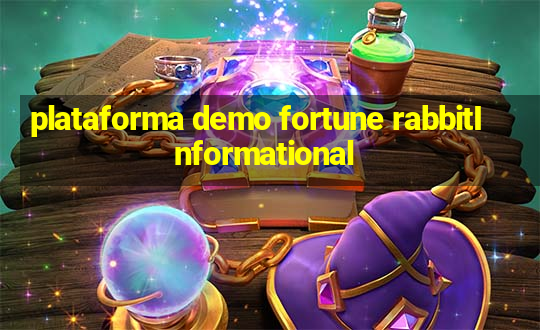 plataforma demo fortune rabbitInformational