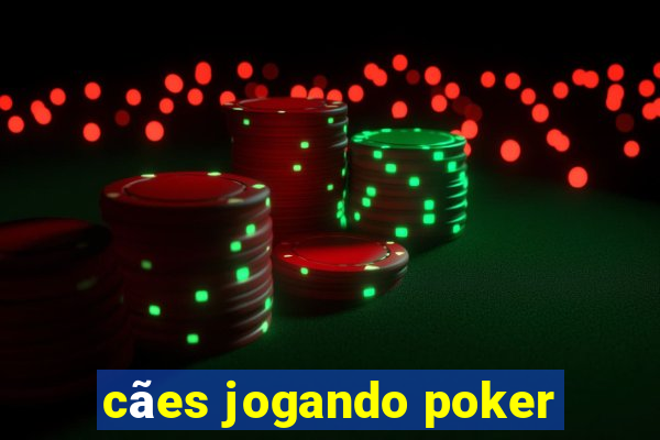 cães jogando poker