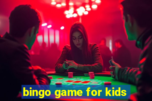 bingo game for kids